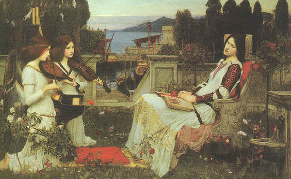 Waterhouse oil painting